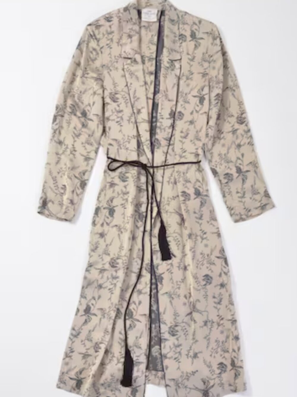 Giada Forte Coat Botanical Gown with ties, Resort 2018 Size 1 or S